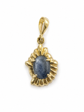Southern Fan — Australian Opal pendant in Gold-Plated Sterling Silver, Ministry of Gems