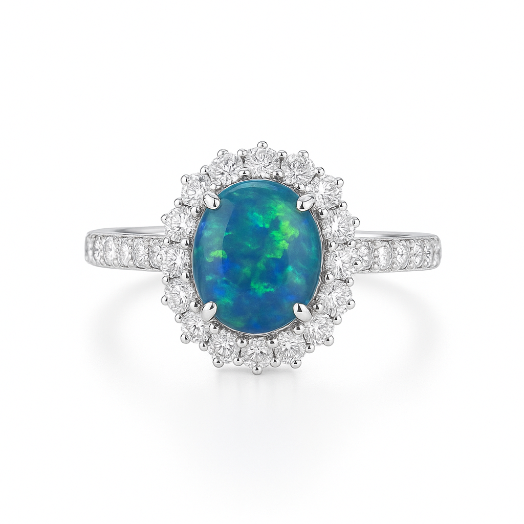 Black Opal Ring — Ministry of Gems exclusive design