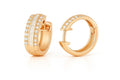 Clarté — Diamond Huggie Hoops — Ministry of Gems