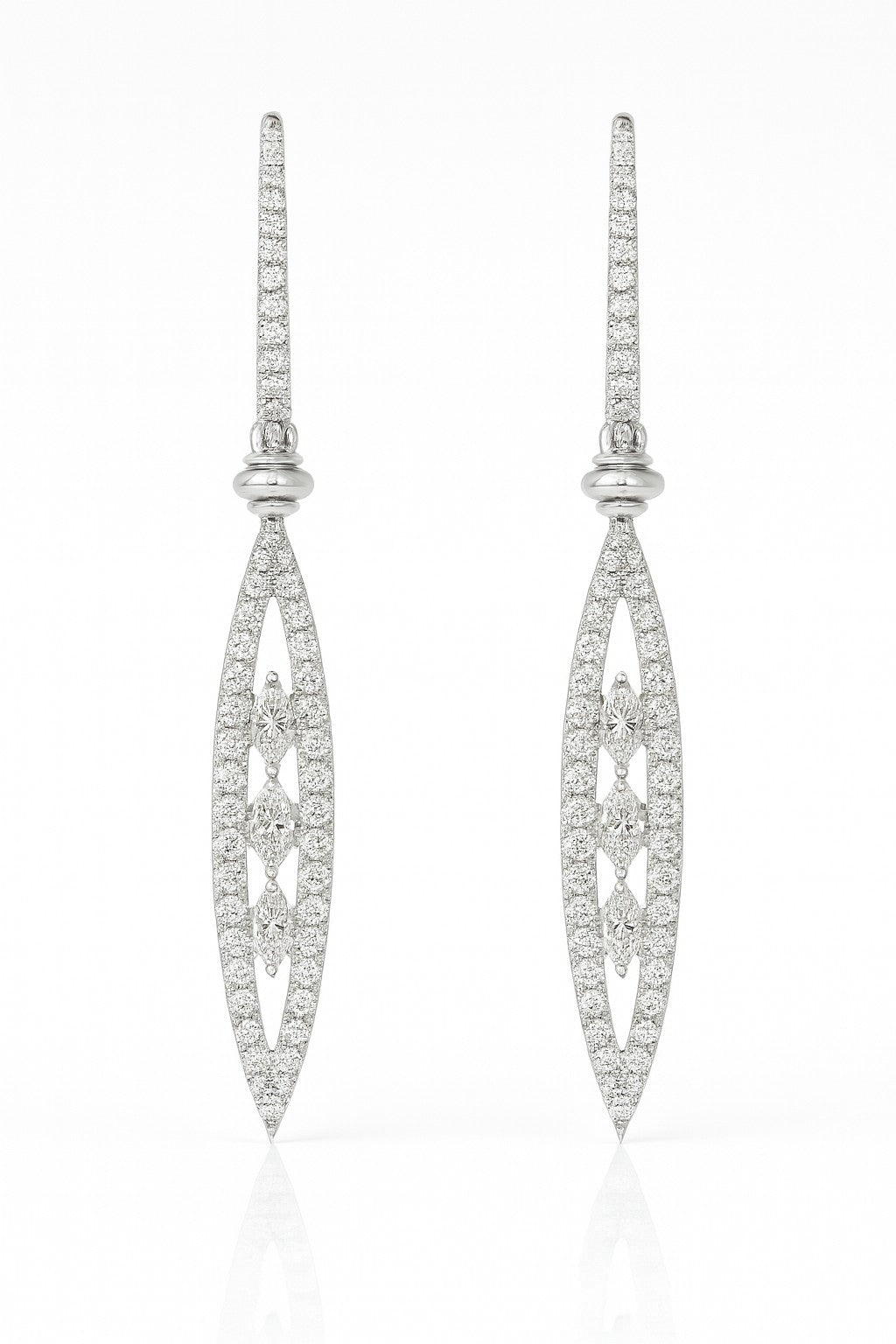 Misteria — Diamond Navette Drops — Ministry of Gems