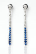 Dew — Blue Sapphire Linear Drops — Ministry of Gems