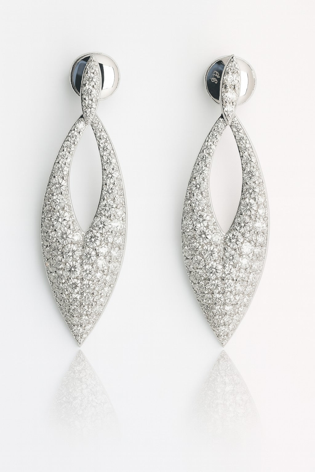 Fine Jewellery — Astra Pavé Diamond Earrings — Ministry of Gems