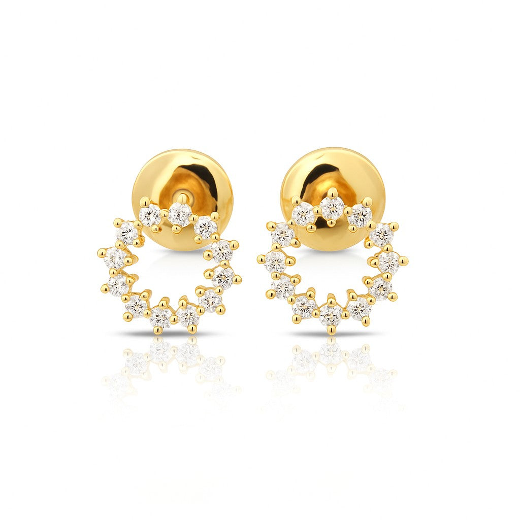 Constellation — Diamond Cluster Hoops — Ministry of Gems