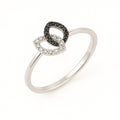 Interlocked Duo Pavé Ring — Ministry of Gems