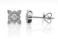 Flower — Diamond Petal Studs — Ministry of Gems