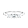Diamond Trilogy Cluster Ring — Ministry of Gems
