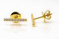 Linea — Diamond Bar Studs — Ministry of Gems