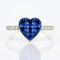 Sapphire Heart Ring — Ministry of Gems