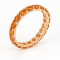 Spessartite Eternity Ring — Ministry of Gems