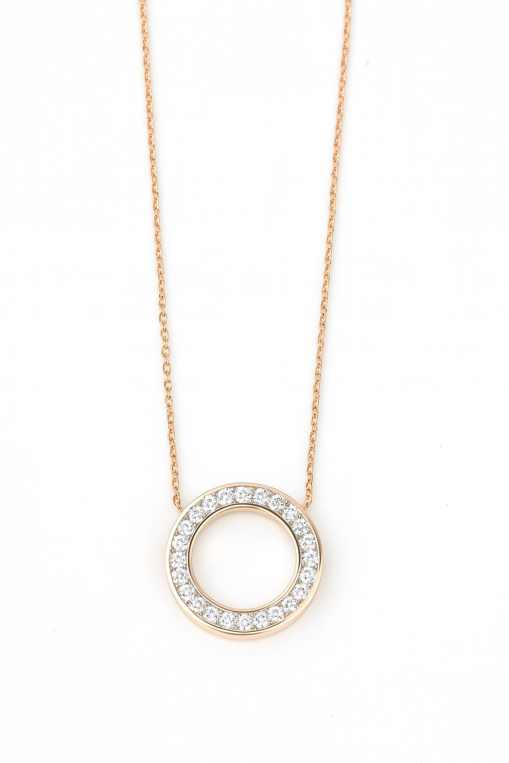 Orbita — Diamond Circle Pendant — Ministry of Gems