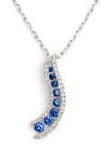 Sapphire Wave Pendant — Ministry of Gems