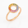 Rainbow Circle Ring — Ministry of Gems
