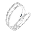 Double-Band Pavé Ring — Ministry of Gems