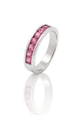 Pink Sapphire Channel Band — Ministry of Gems