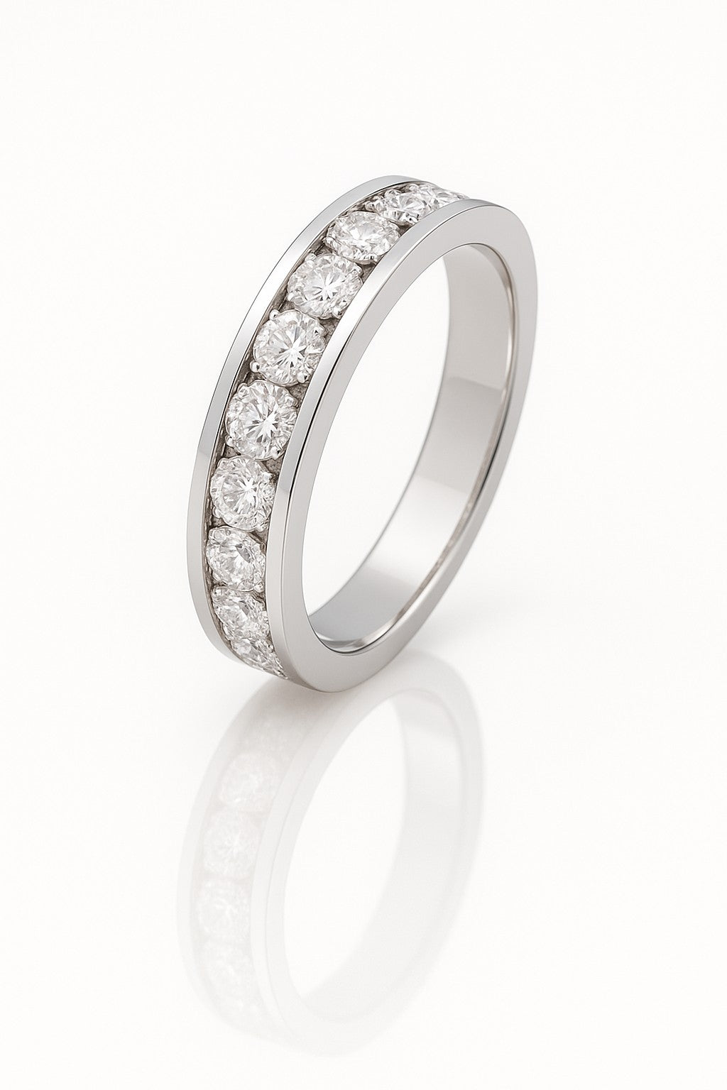 Pink Sapphire Channel Band — Ministry of Gems