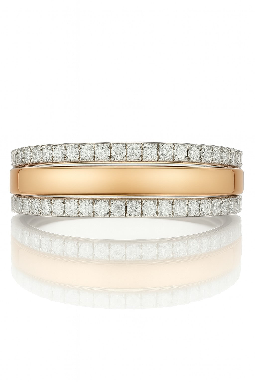 Grace — Two-Tone Double Band — Ministry of Gems