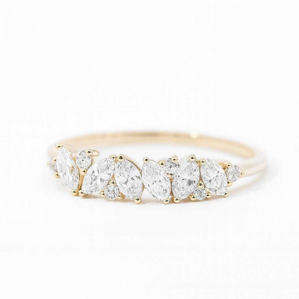 Marquise Diamond Five-Stone Ring — Ministry of Gems