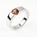 Gents' Orange Sapphire Band — Ministry of Gems