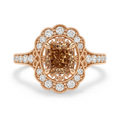 Cognac Diamond Ring — Ministry of Gems exclusive design