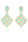 Turquoise Chandelier Lattice Drops — Ministry of Gems