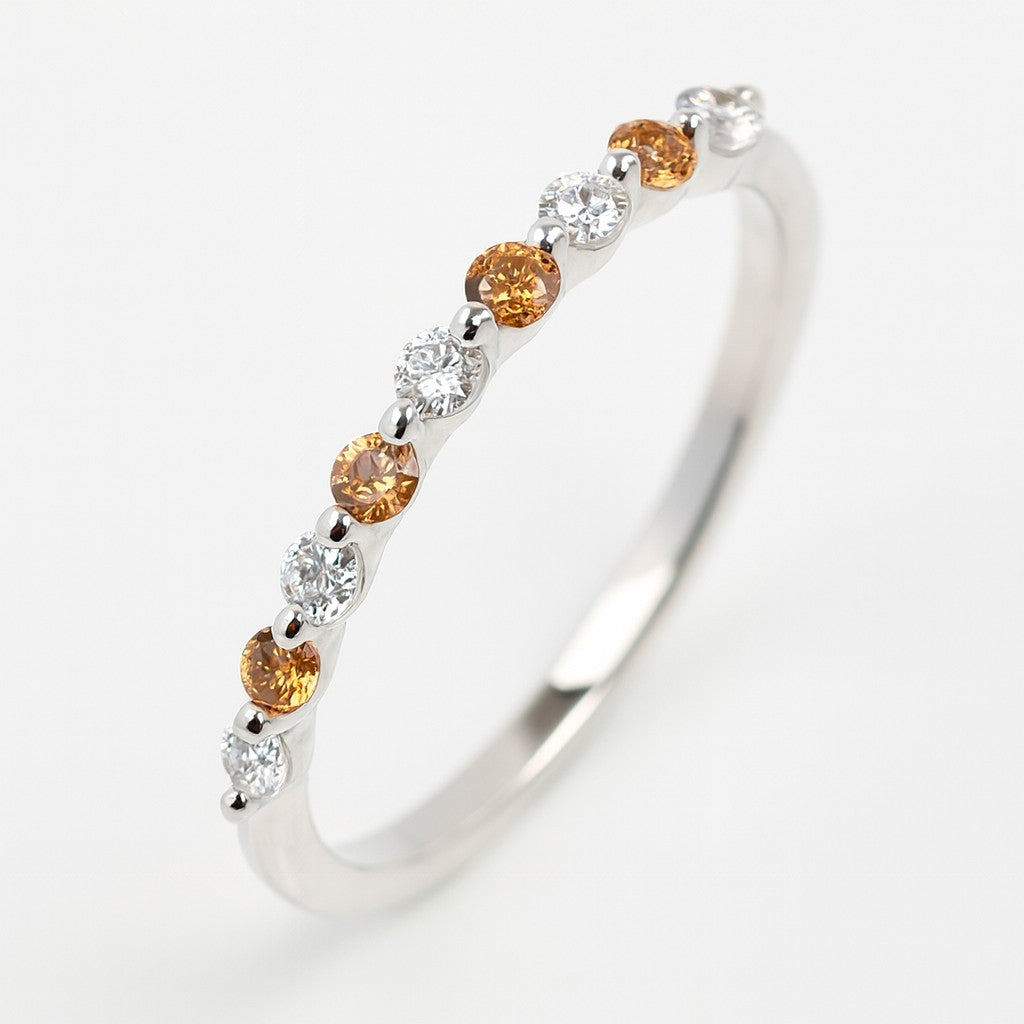 Gemstone Half-Eternity Stacking Ring — Ministry of Gems