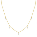 Dangling Marquise Drops Necklace — Ministry of Gems exclusive design