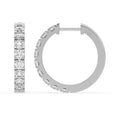 Diamond Hoop Earrings 1 — Ministry of Gems exclusive design