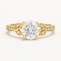 Diamond Leafs Ring — Ministry of Gems exclusive design