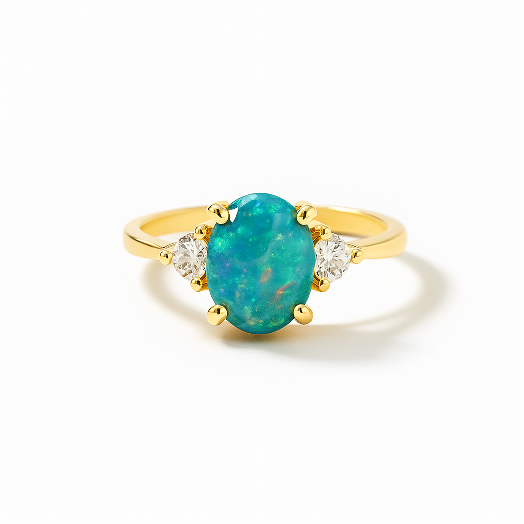 Harmony Opal Ring — Ministry of Gems exclusive design