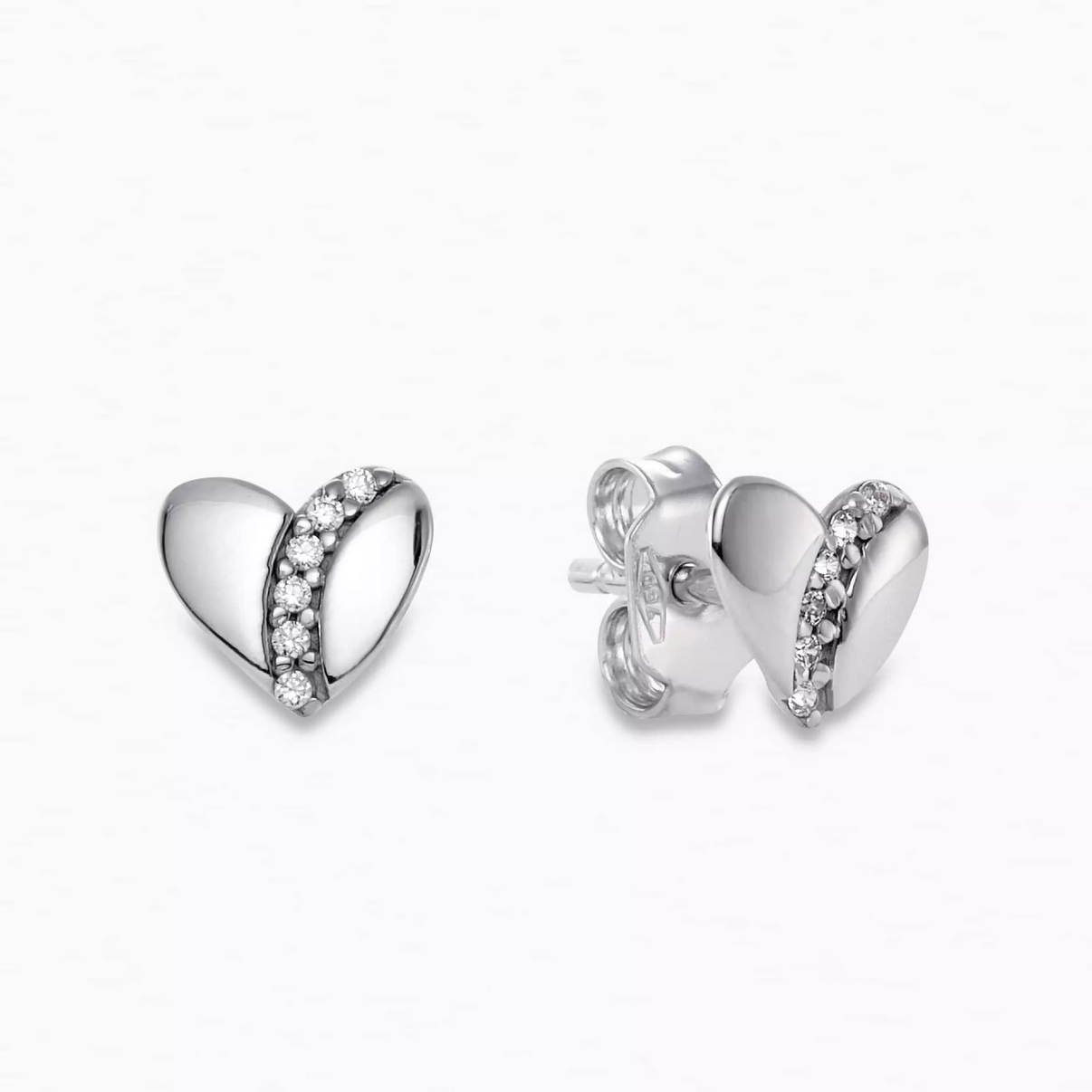 Hearts Studs — Ministry of Gems exclusive design