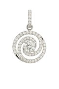 Starlight — Diamond Spiral Pendant — Ministry of Gems