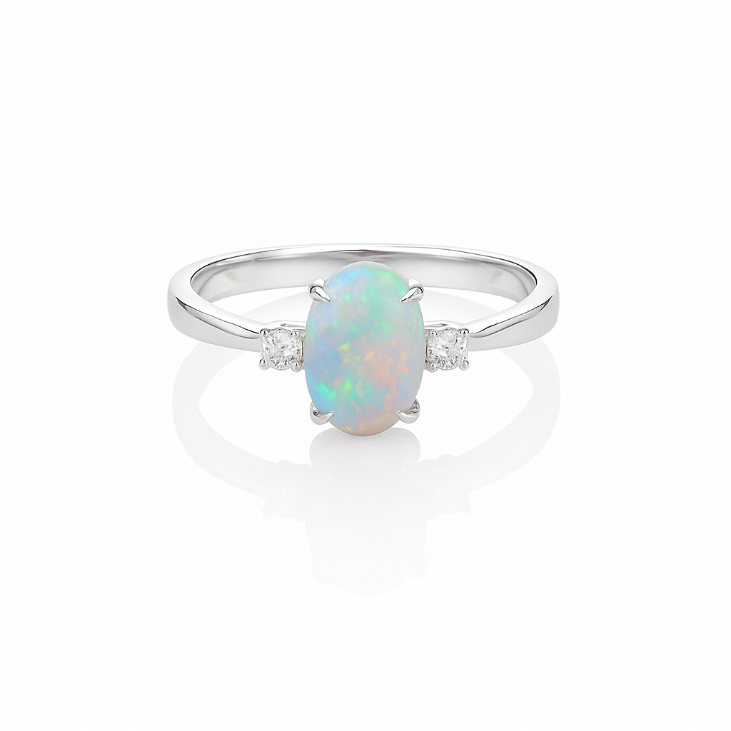 La Petit Opal Ring — Ministry of Gems exclusive design