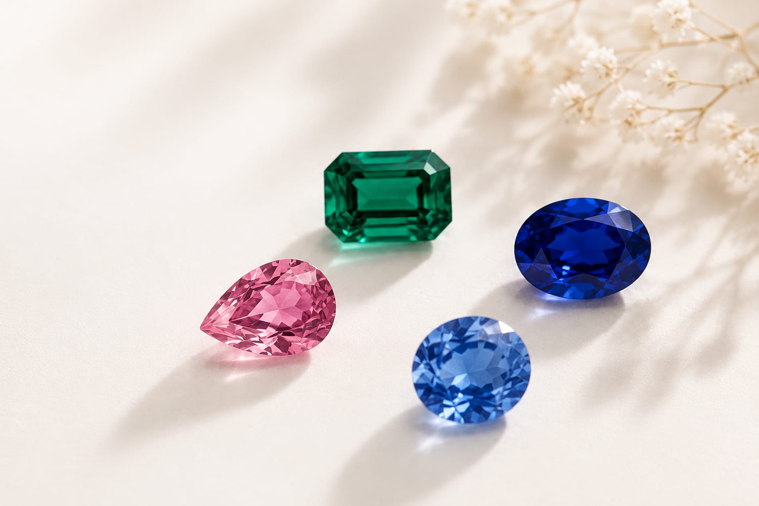 Loose natural sapphires in teal, blue and parti colours from Ministry of Gems' own mines