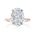 Oval Madison Engagement Ring Rose Gold — Ministry of Gems exclusive design