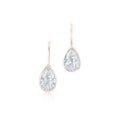 Pear Bezel Drops Rose Gold — Ministry of Gems exclusive design