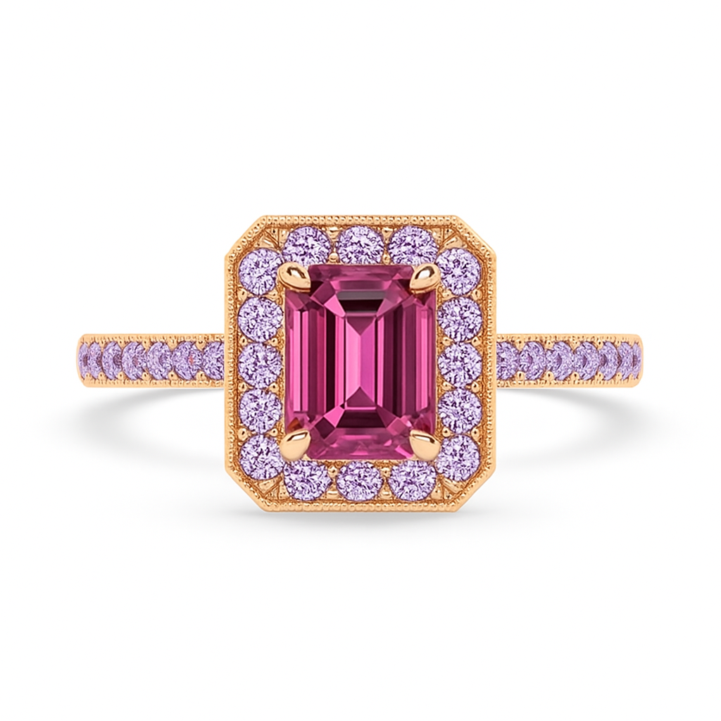 Pink Spinel Ring — Ministry of Gems exclusive design