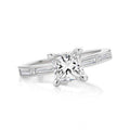Princess Diamond Engagement Ring 2 — Ministry of Gems exclusive design