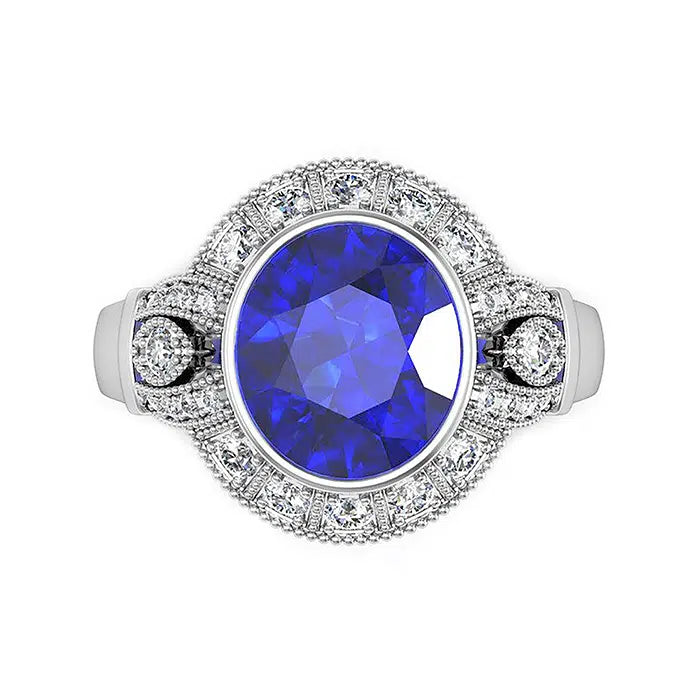 Erté Ring — Ministry of Gems exclusive design