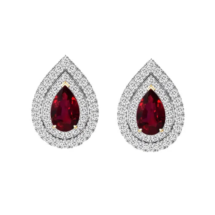 Flame Earrings — Ministry of Gems exclusive design