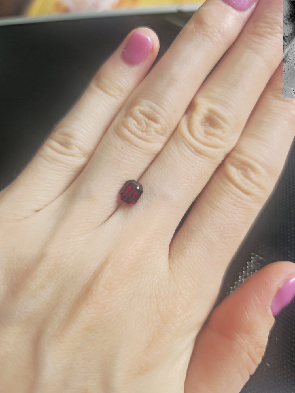 Unheated Natural Ruby 1.16ct Octagon — IGLC Certified — Ministry of Gems