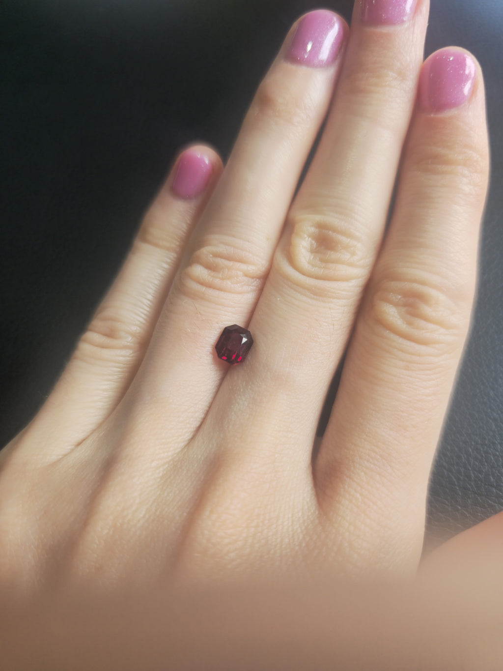 Unheated Natural Ruby 1.16ct Octagon — IGLC Certified — Ministry of Gems