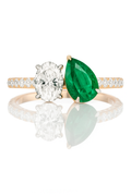 Tsavorite & Diamond Ring II — Ministry of Gems exclusive design