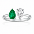 Tsavorite & Diamond Ring III — Ministry of Gems exclusive design