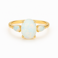 White Opal Ring — Ministry of Gems exclusive design