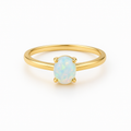 White Opal Ring II — Ministry of Gems exclusive design