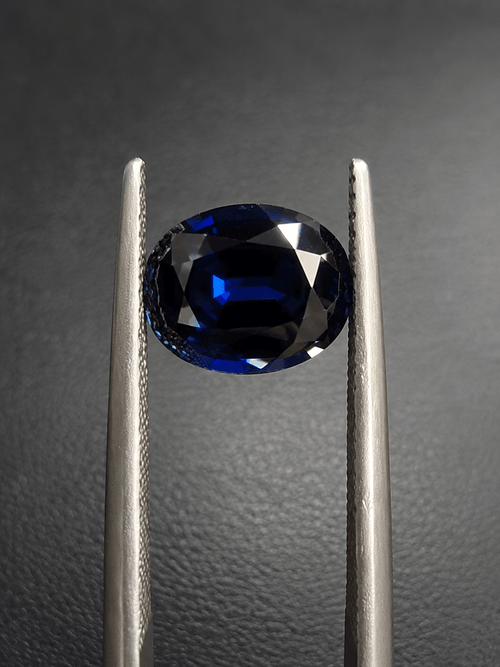 Australian Blue Oval Sapphire 2.04ct - Ministry of Gems®GemsMinistry of Gems®
