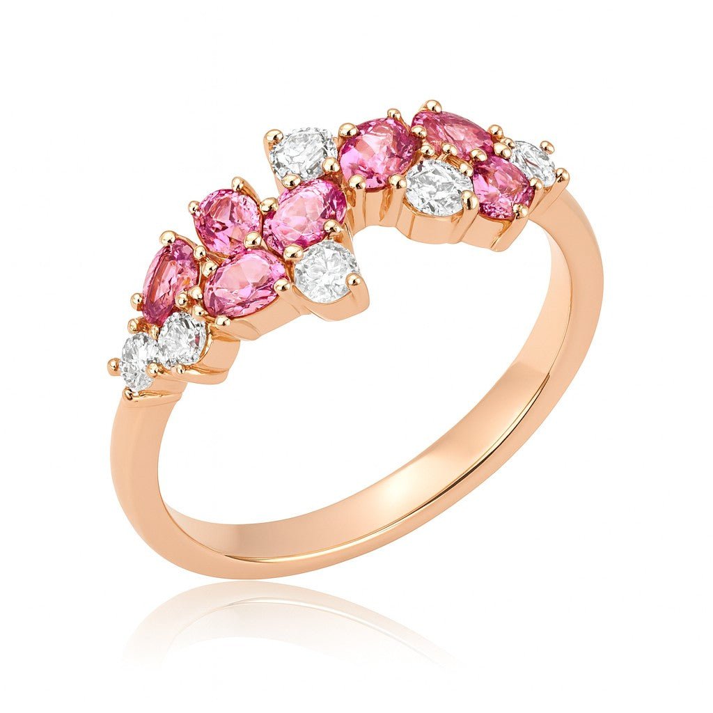 Blue Sapphire Trio Ring - Ministry of Gems®RingMinistry of Gems®