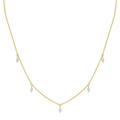 Dangling Diamond Marquise Drops Necklace - Ministry of Gems®NecklaceMinistry of Gems®