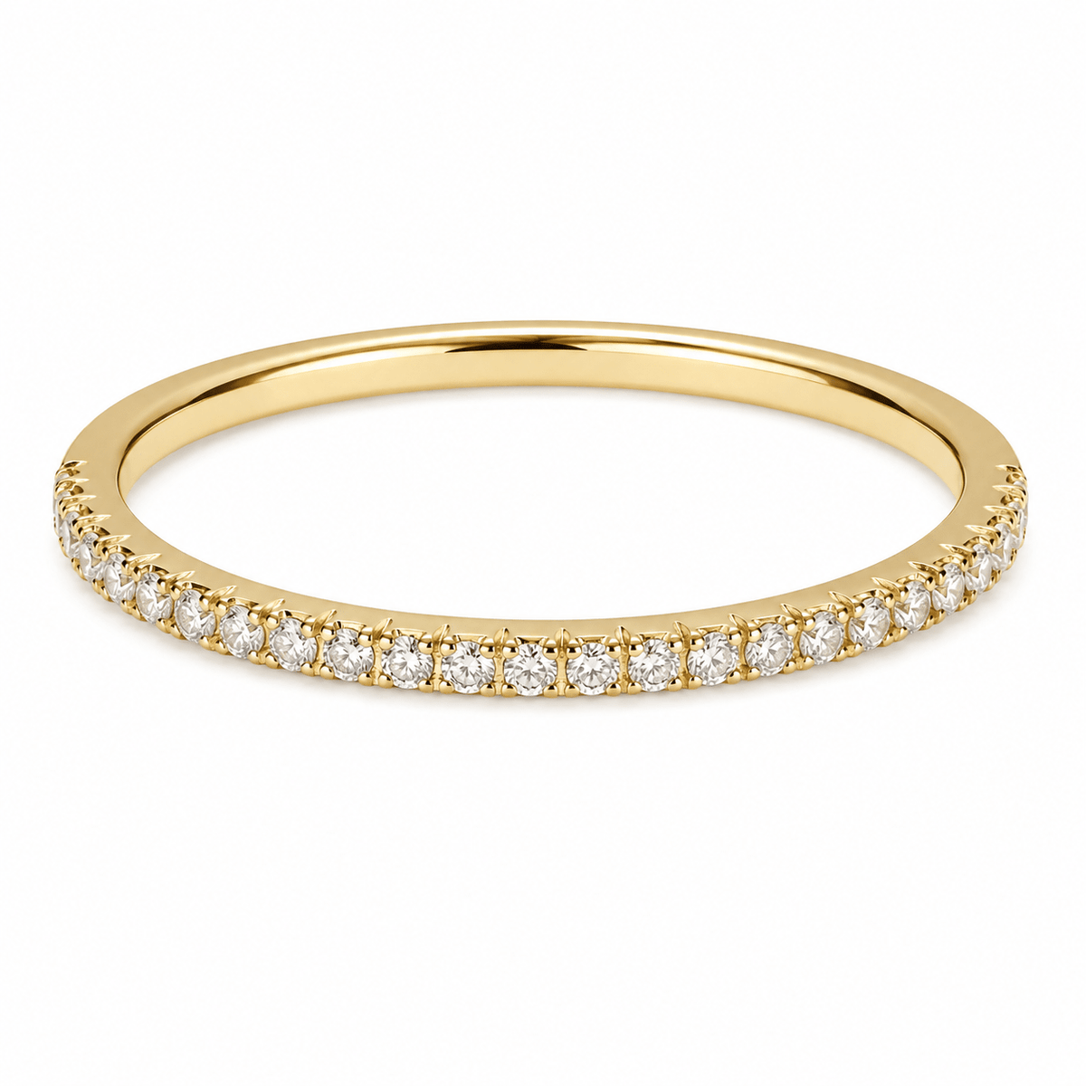 Diamond 1mm Pavé Wedding Band - Ministry of Gems®RingMinistry of Gems®
