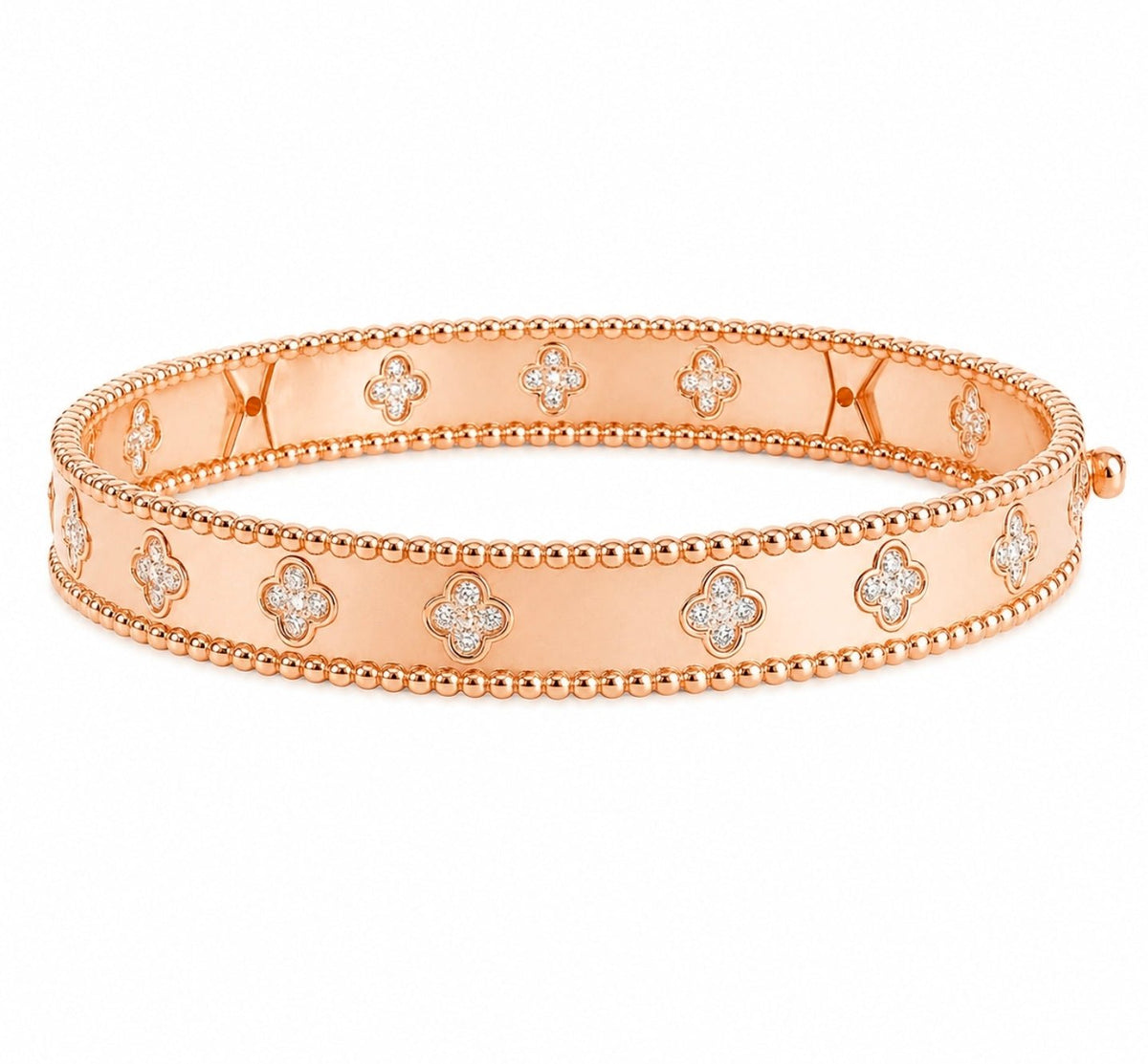 Diamond Clover Bangle - Ministry of Gems®BraceletMinistry of Gems®